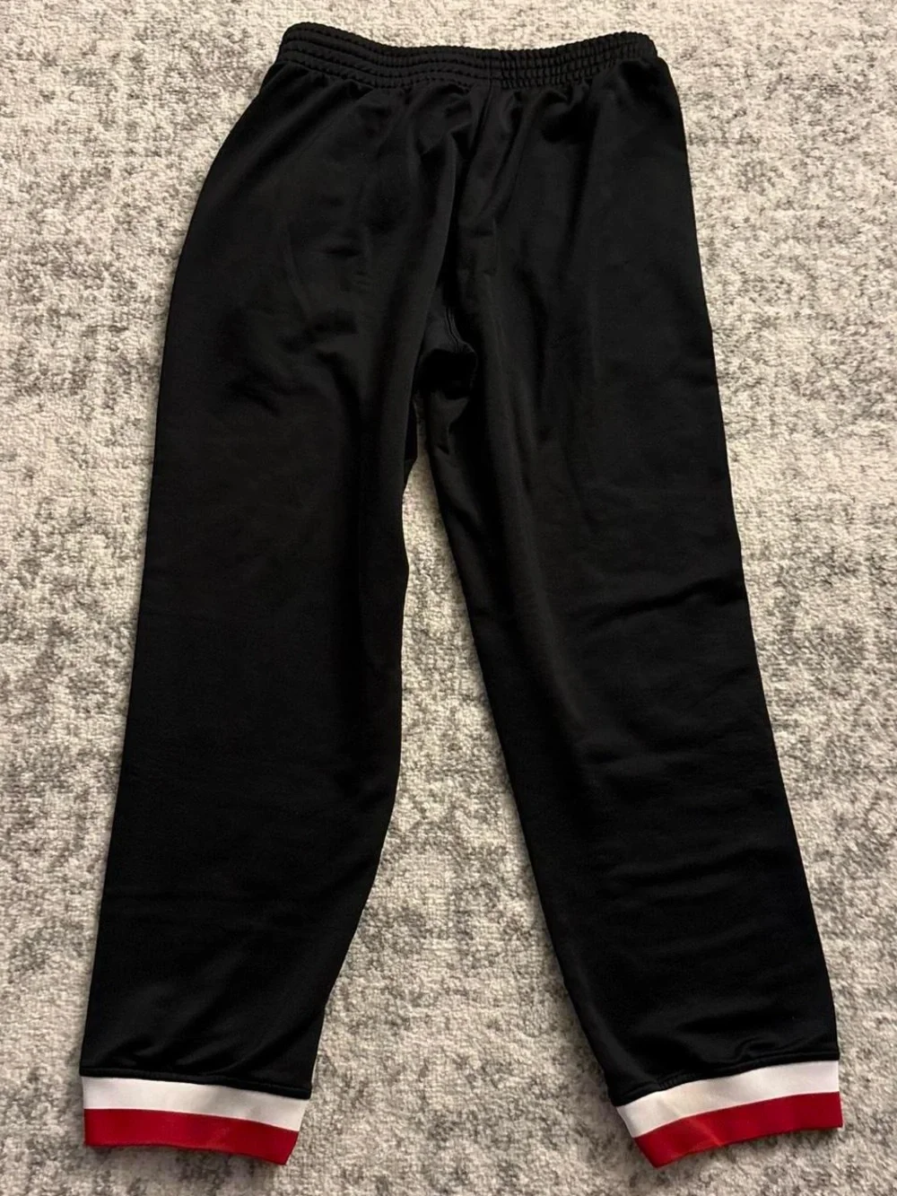 Adidas Wisconsin Badgers Black Sweat Pants Size Medium